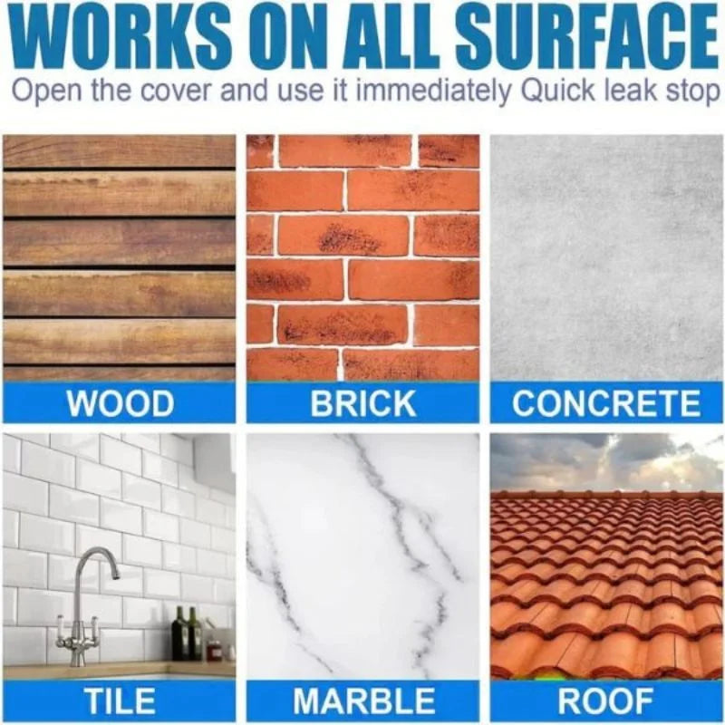 R&S Trader || Hydra Waterproof Agent | Instant Water Tight Sealing Solution for Wall & Floor | With Brush | 250g-052