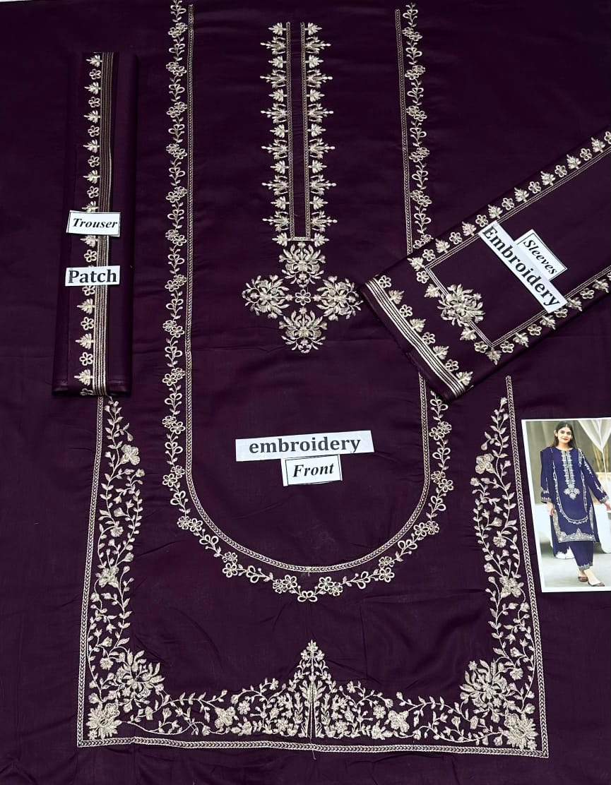 R&S Trader || Brend Umzay ❣️ Signature Lawn Fabric-084