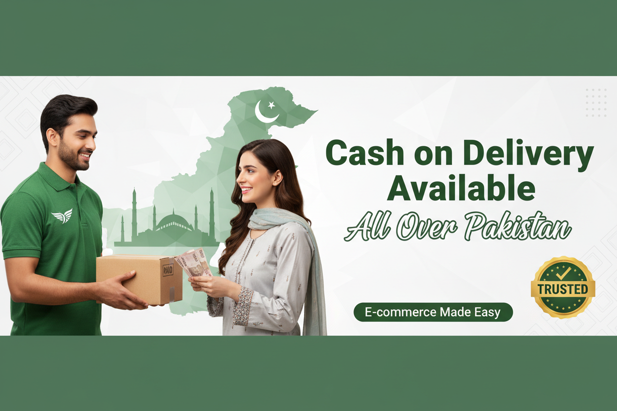 cash on delivery  all over pakistan 