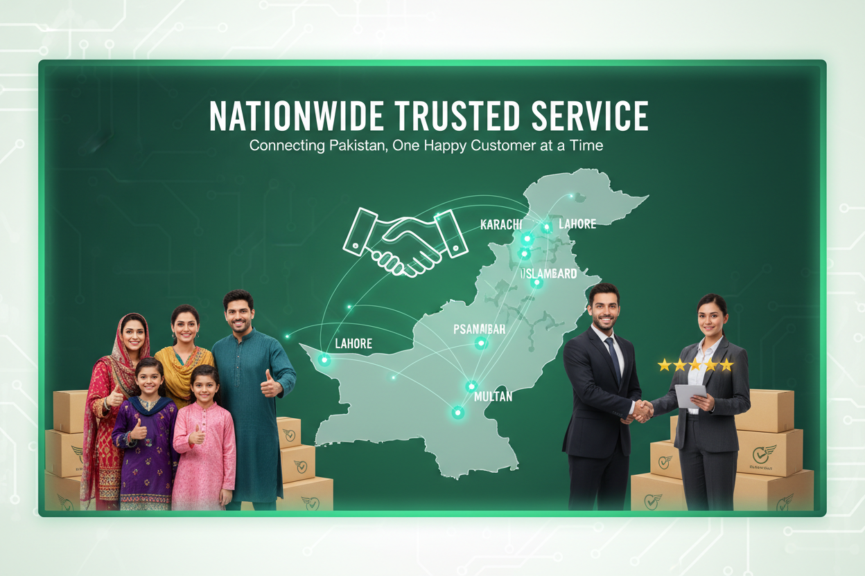 customer trust us all over pakistan 